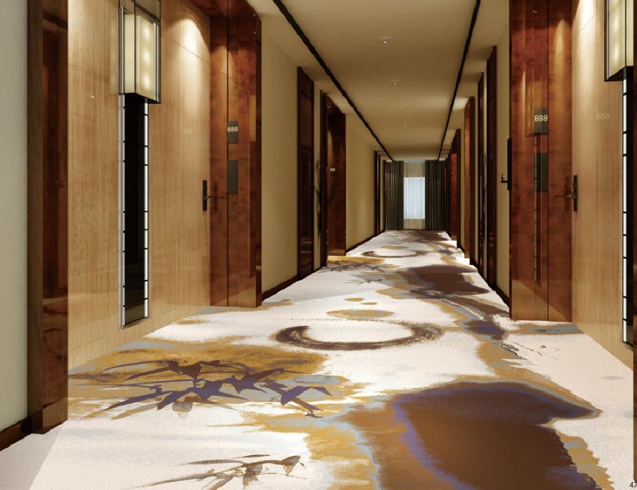 尼龙印花满铺地毯