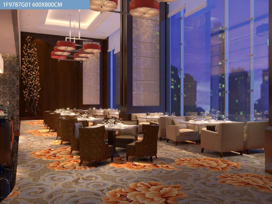 酒店大堂满铺地毯
