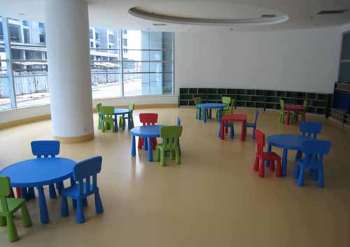幼儿园专用PVC胶地板