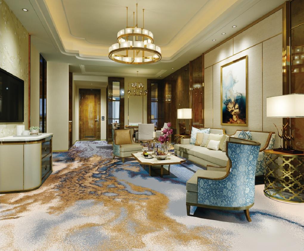 尼龙印花满铺地毯