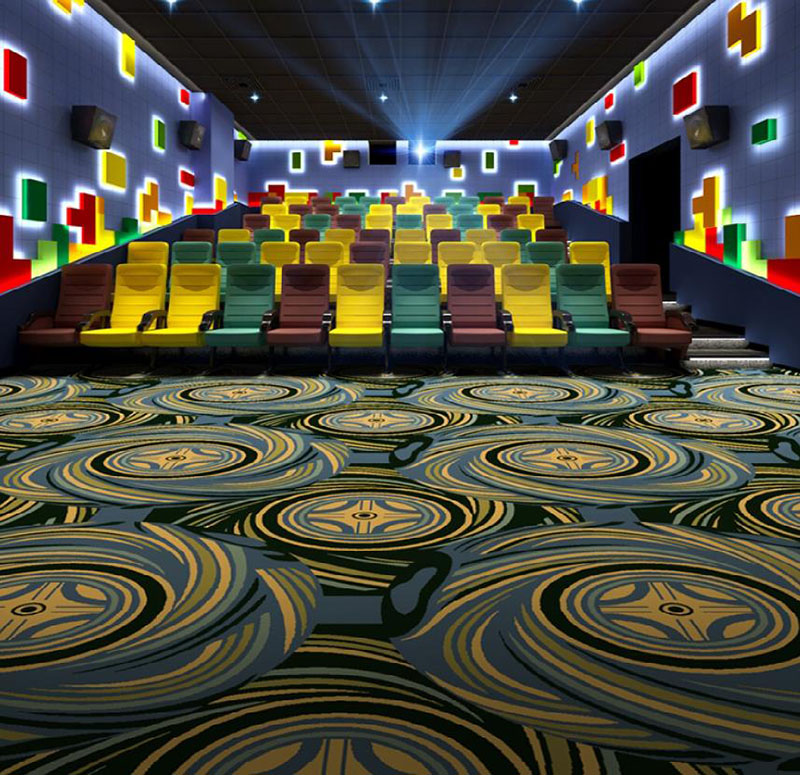 电影院满铺地毯