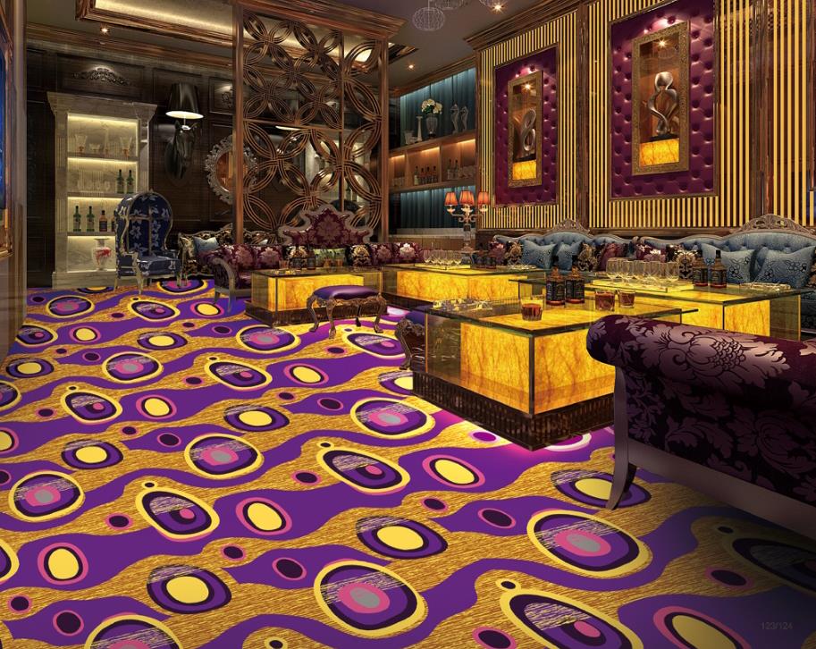 尼龙印花满铺地毯