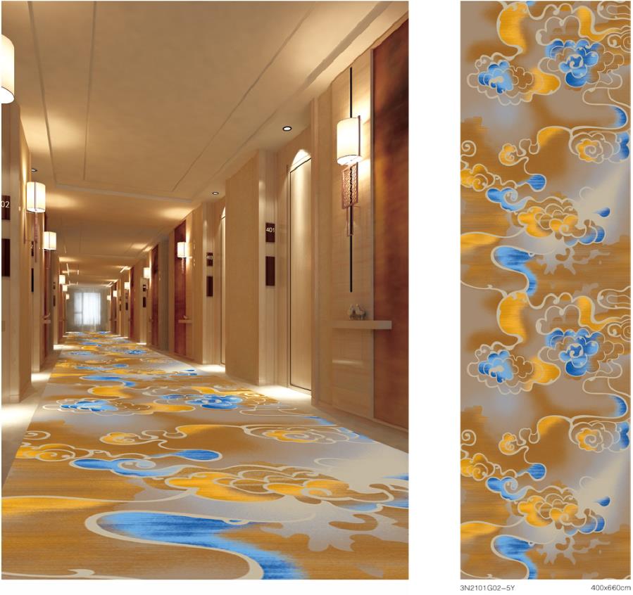 尼龙印花满铺地毯