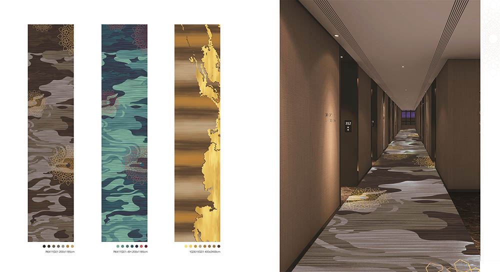 酒店客房走道地毯