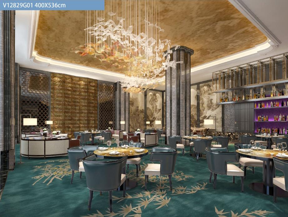 酒店大堂满铺地毯