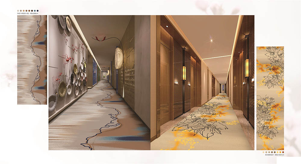 酒店客房走道地毯