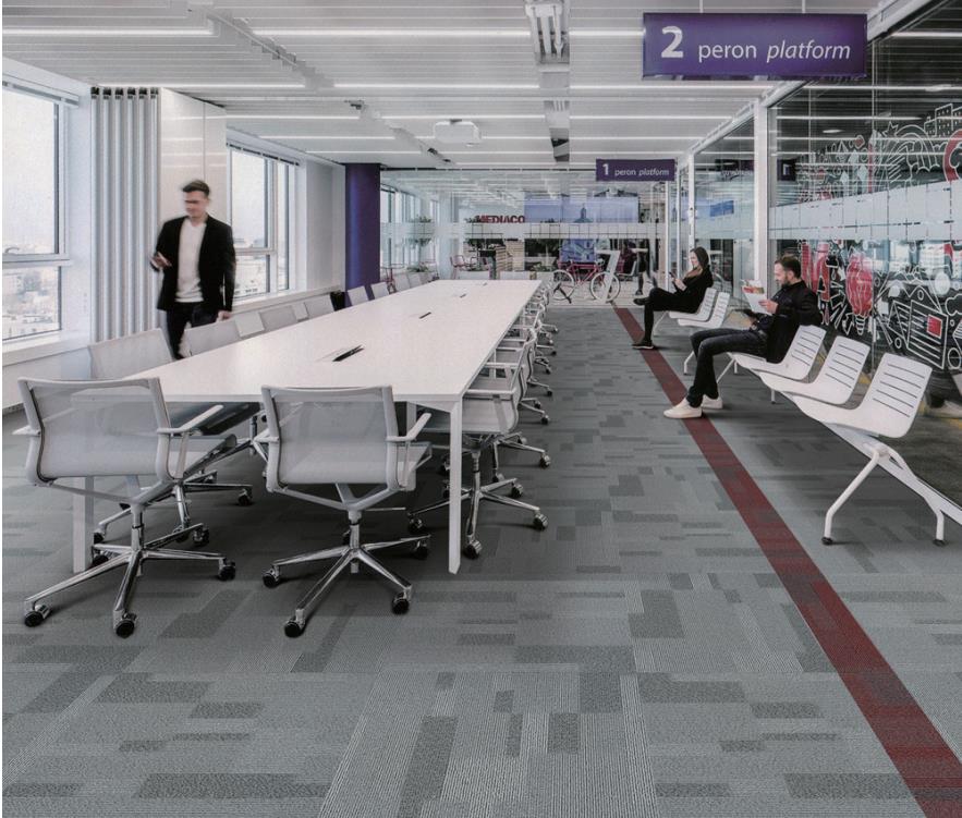 办公室方块地毯