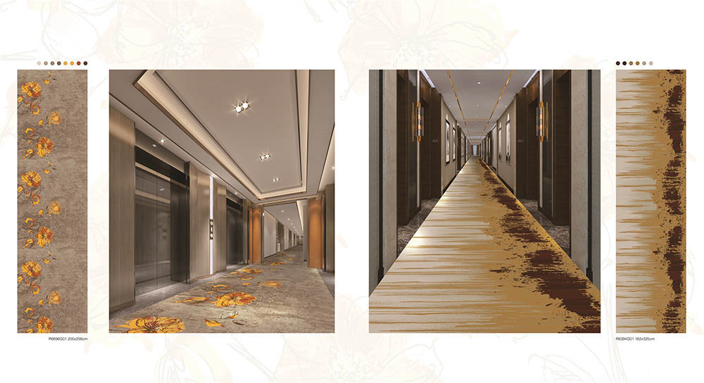 酒店客房走道地毯