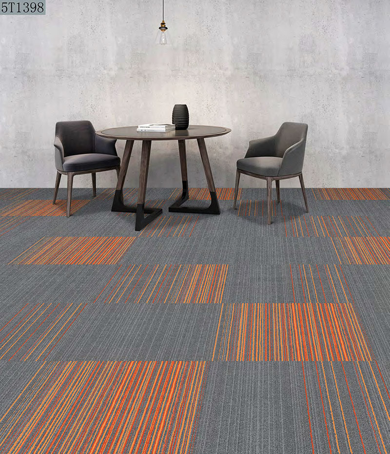 尼龙印花方块地毯