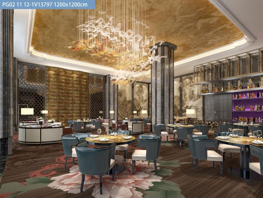 酒店大堂满铺地毯