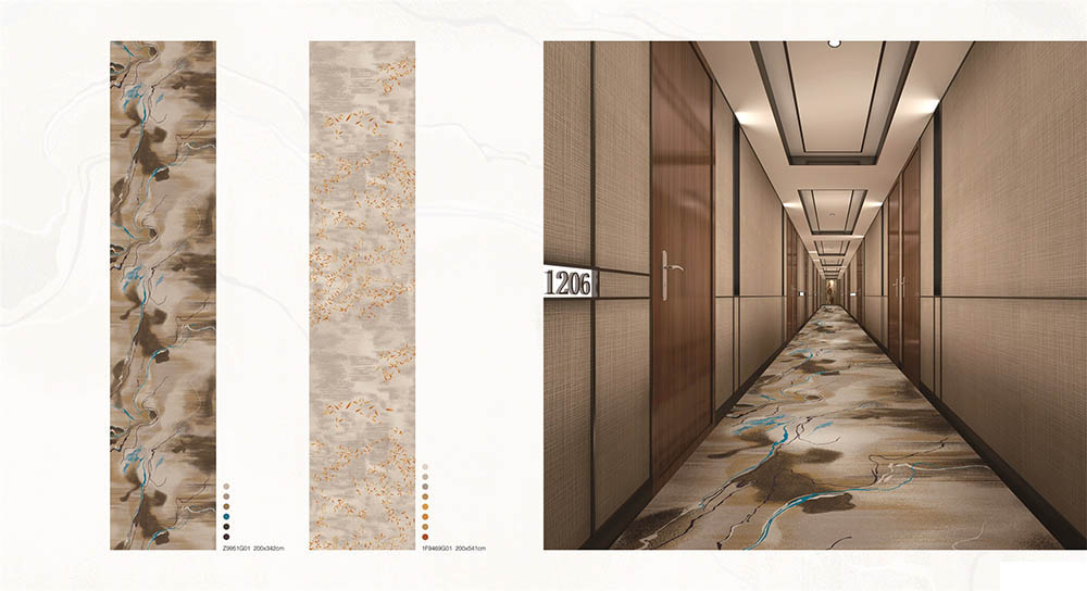 酒店客房走道地毯