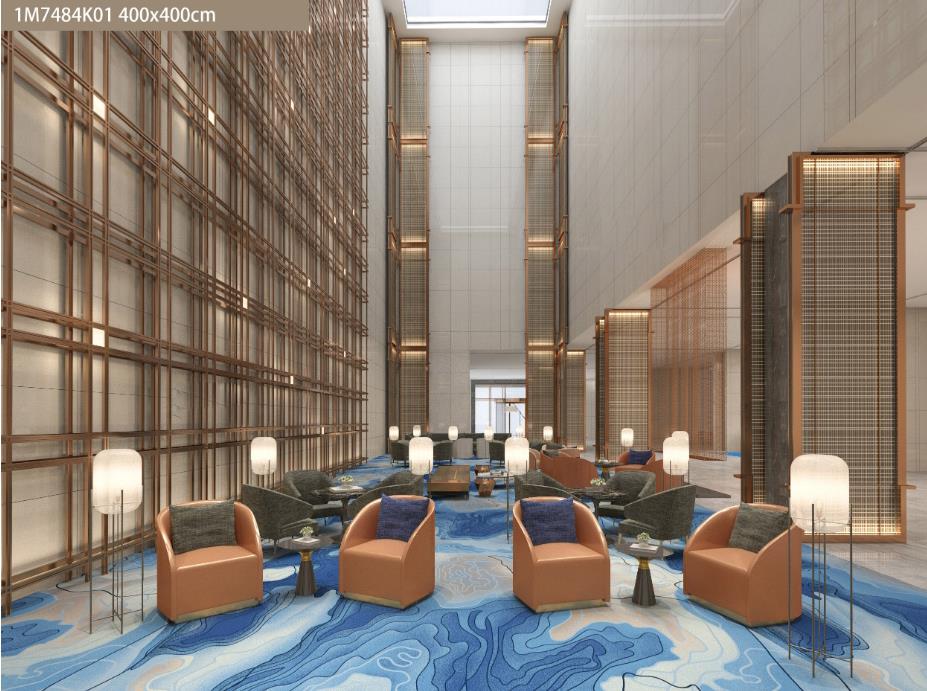酒店大堂满铺地毯