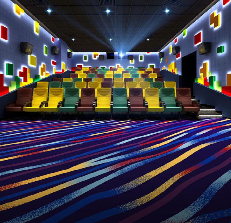 电影院满铺地毯