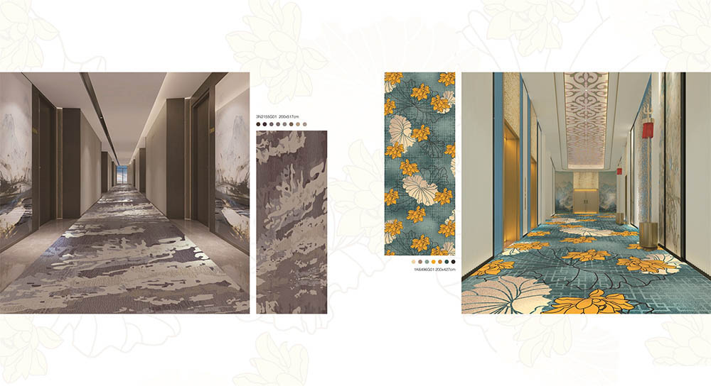 酒店客房走道地毯