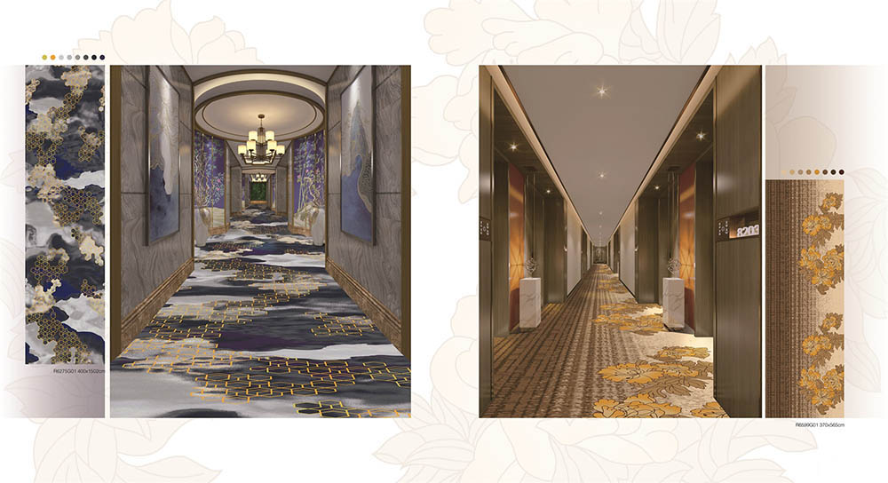 酒店客房走道地毯