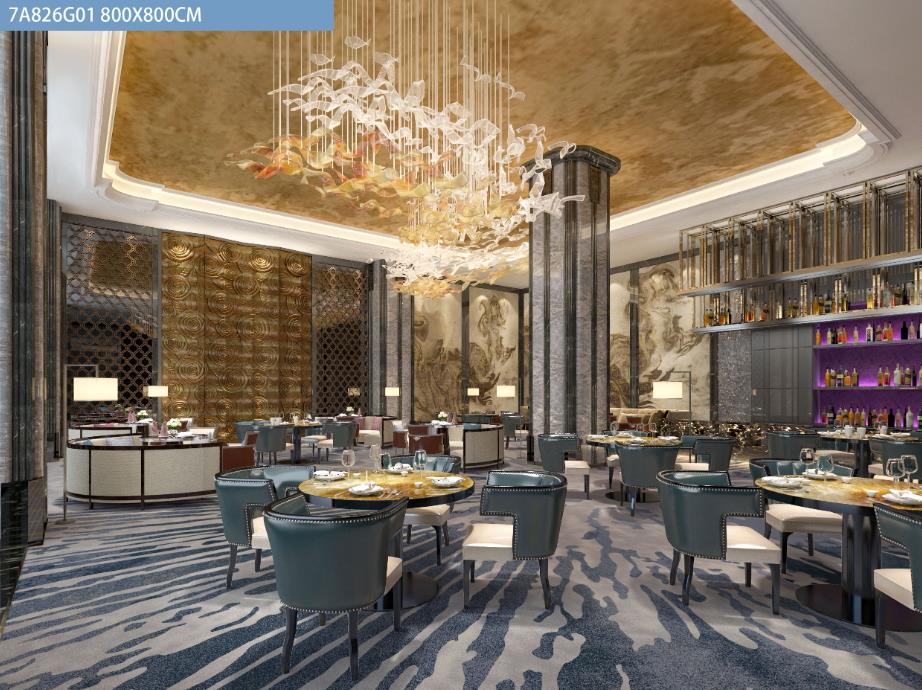 酒店大堂满铺地毯