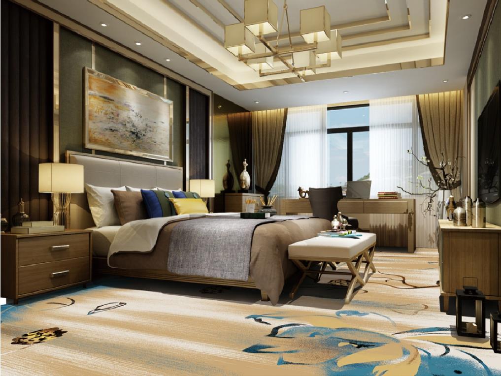 尼龙印花满铺地毯