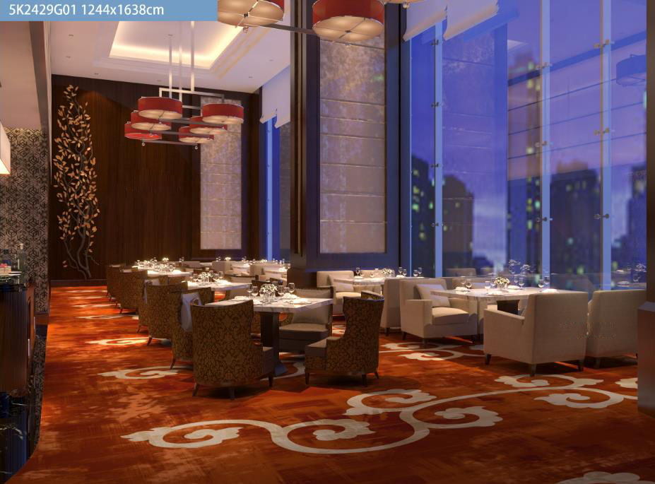 酒店大堂满铺地毯