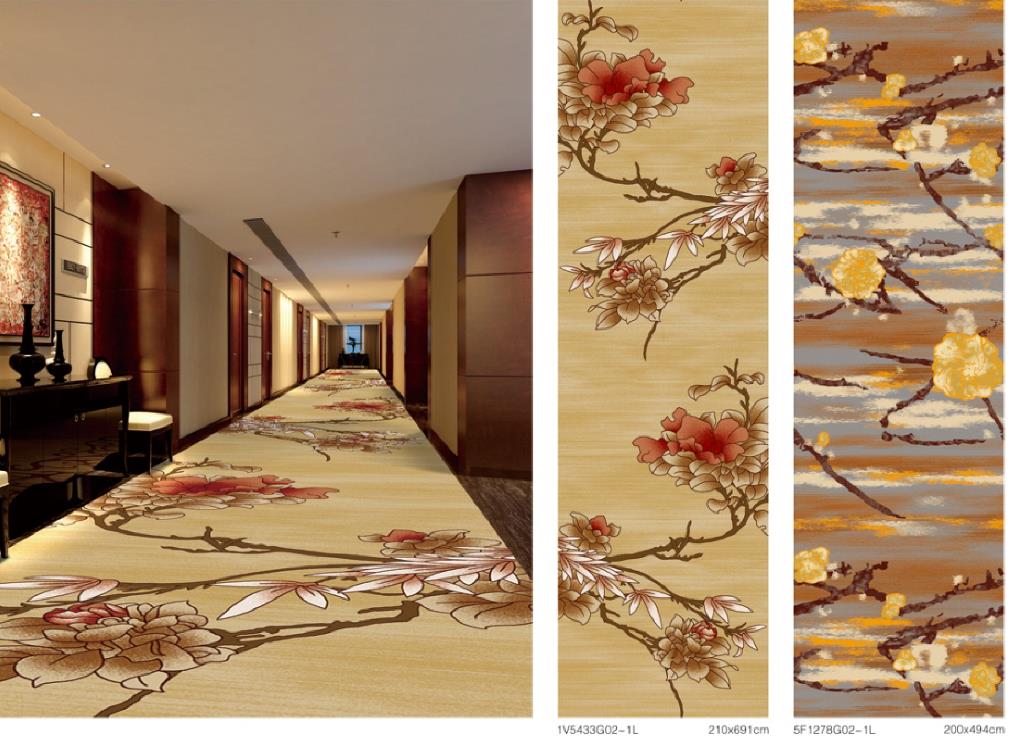 尼龙印花满铺地毯