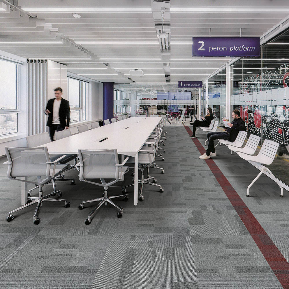 办公室方块地毯