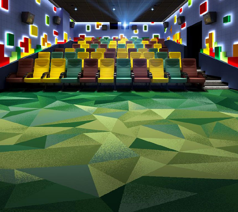 电影院满铺地毯