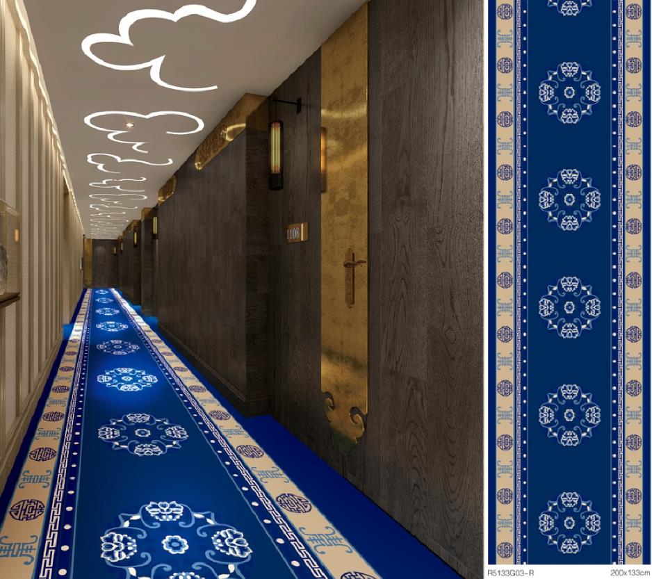 尼龙印花满铺地毯